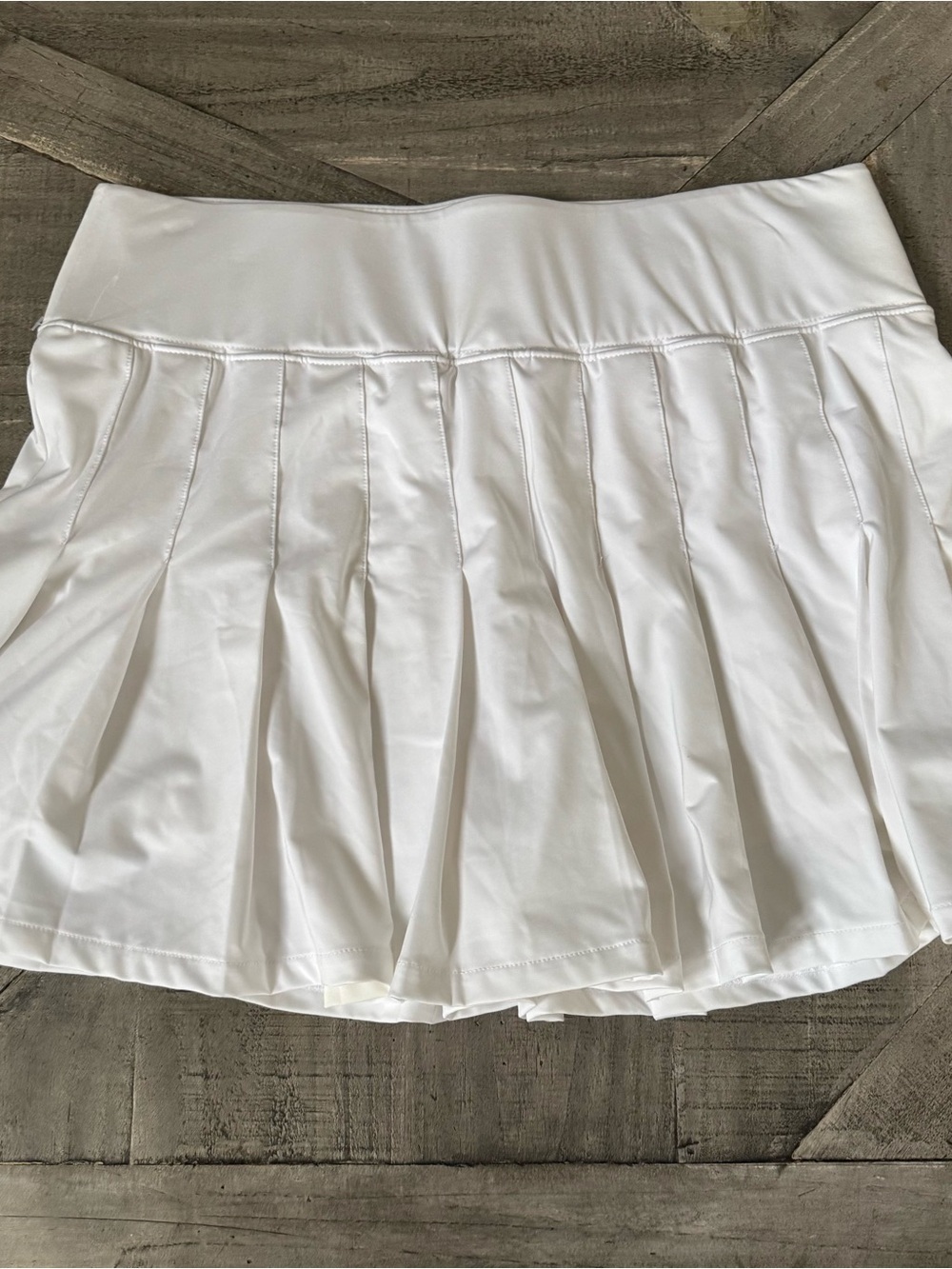 Prince White Pleated Tennis Skirt